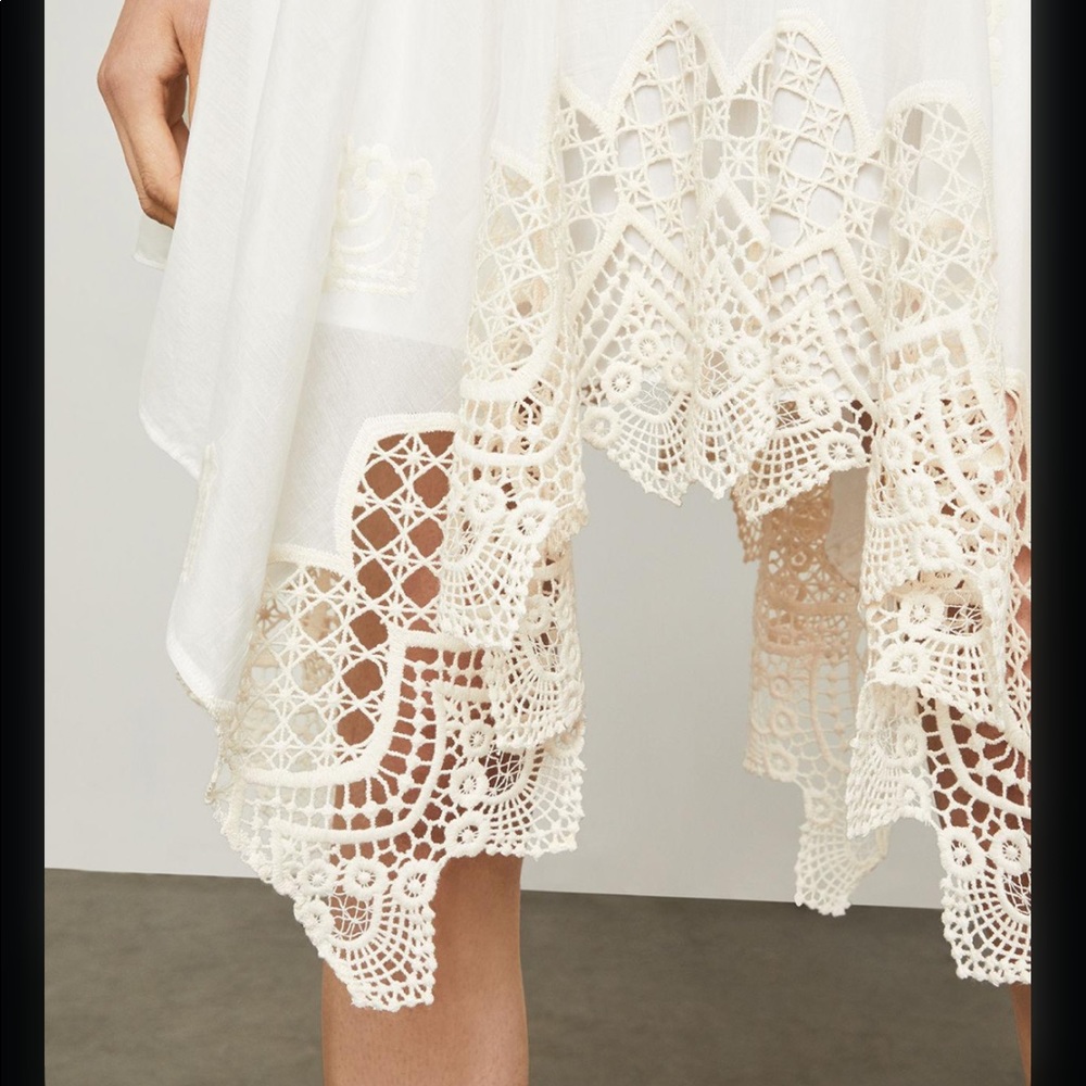 ❌SOLD❌ BCBGMaxAzria embroidered skirt. Brand new.